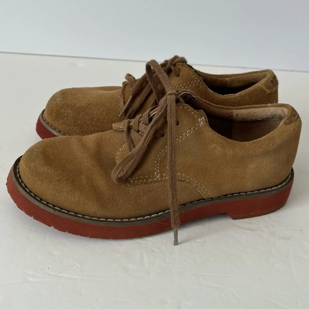 Sperry Top Sider Tevin Leather Suede Dress Shoes Size 12.5